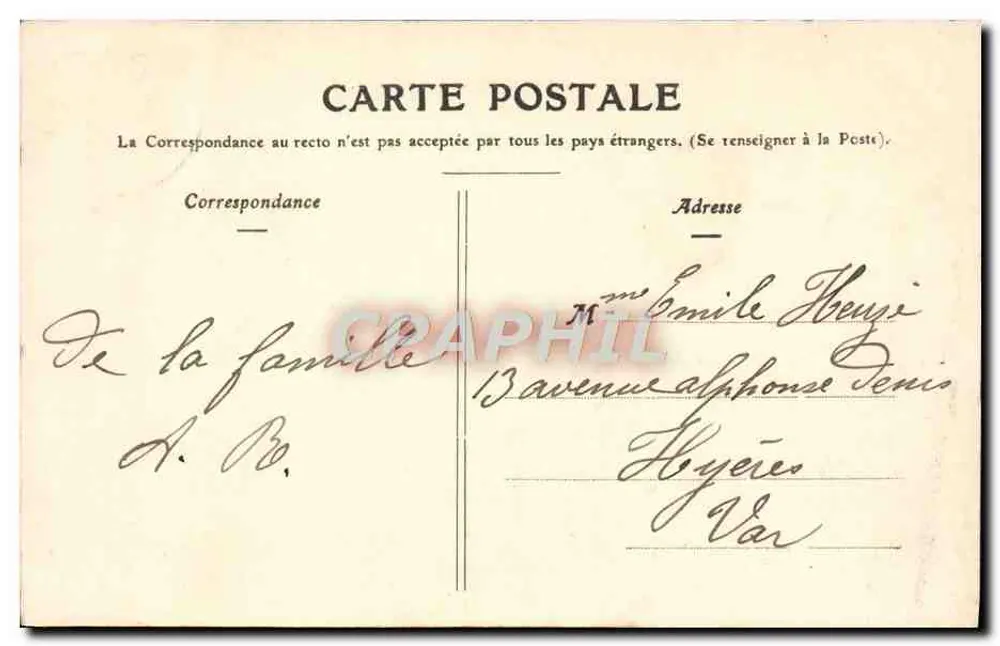 Dixmont — Eingang zur Straße nach Villeneuve-s-Yonne — Sammlung P. R. - S. - Rückseite