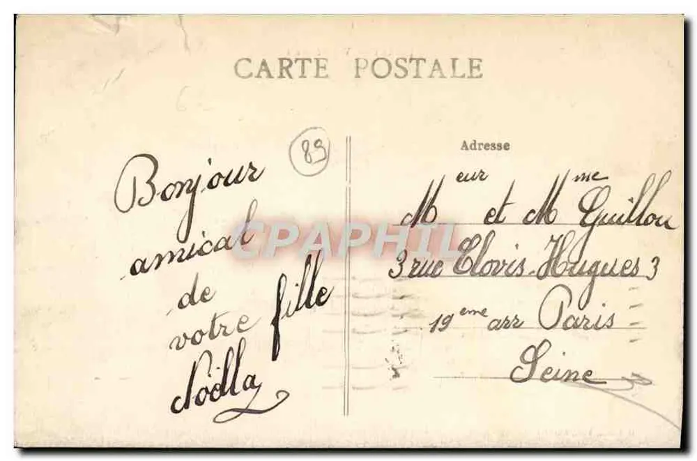 Fleury — Vue Générale — éditeur Fleury - Rückseite