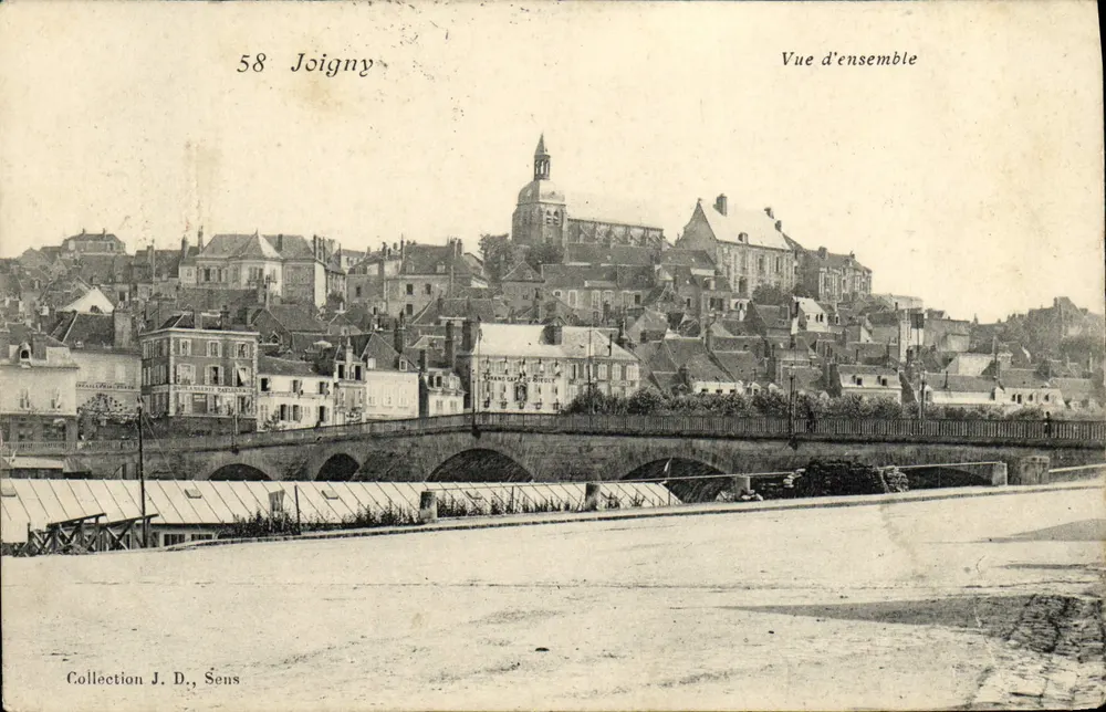 Joigny — Vista geral — Coleção J. D., Sens - Frente