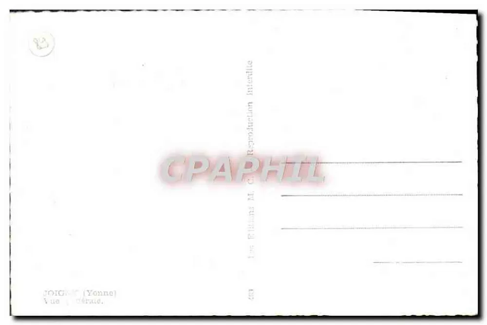 Joigny (Yonne) — Vista geral — Les Pichons M.C. Interville - Verso