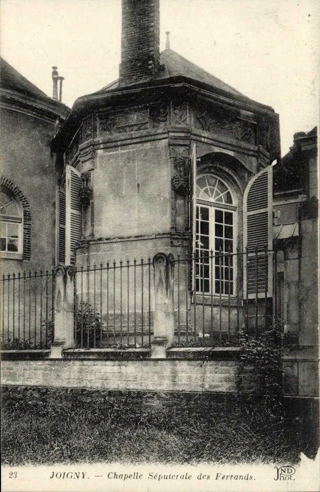 Joigny — Capela Sepulcral dos Ferrands — JND Phot. - Frente