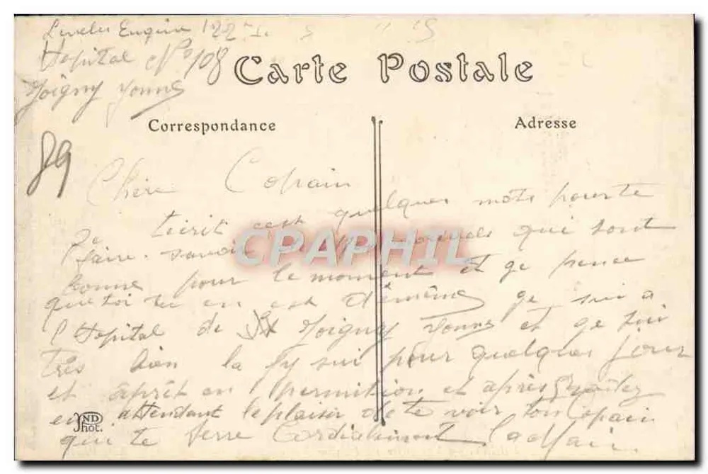 Joigny — Ansicht vom Notre-Dame-Dom — ND. Phot. - Rückseite