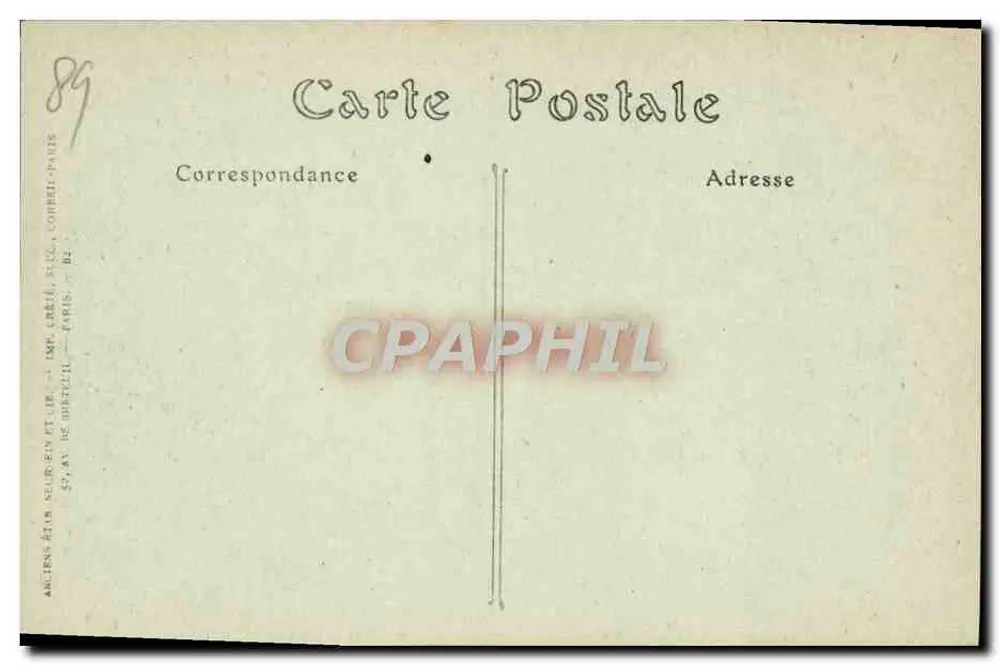 Sankt Michael der Erzengel — Wandmalereien der Kirche — Camille Louf, Verlag - Rückseite