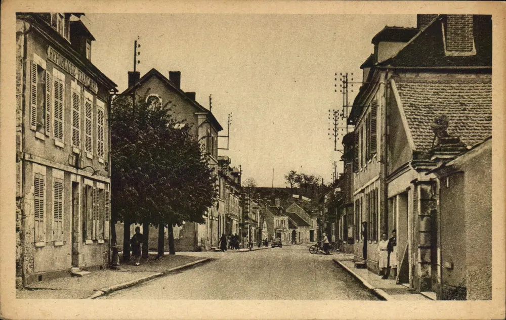 Rue de la République — Laroches-St-Cydroine (Yonne) — Laroche-St-Cydroine-Ausgabe - Vorderseite