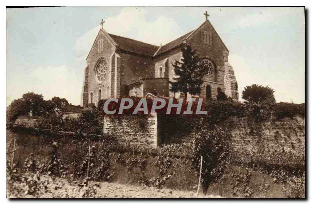 Montreuil (Yonne) — Die alten Mauern und die Kirche — Librairie Papier E. Ravier, Avalon - Vorderseite