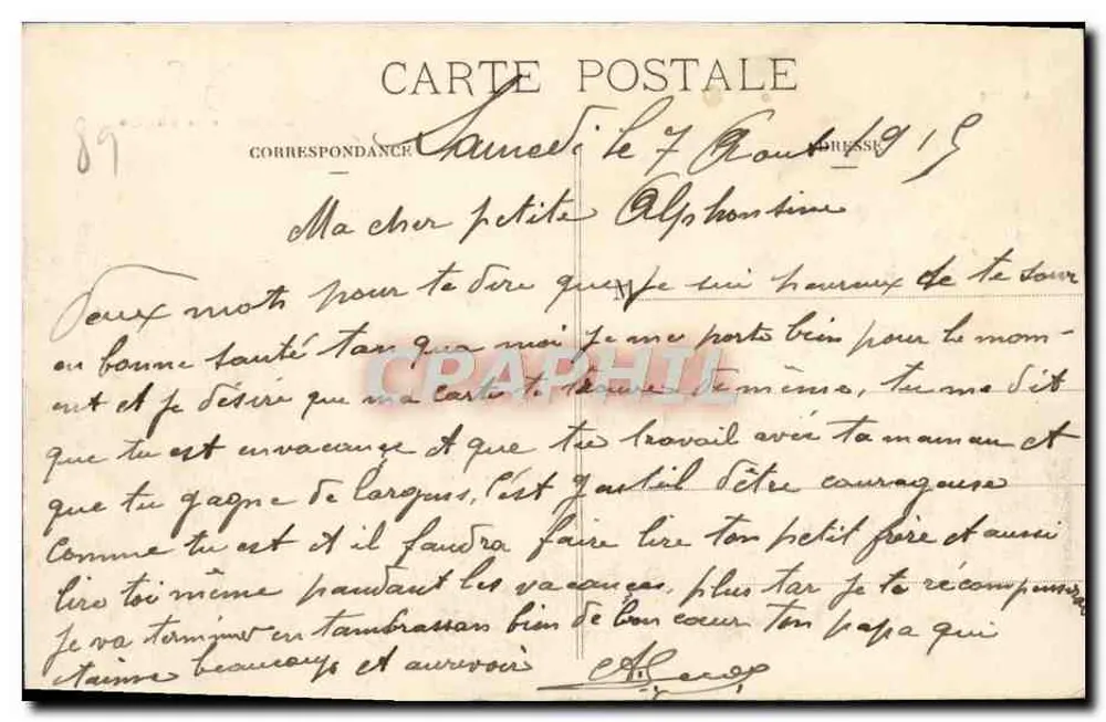 Pierre-Percée — As Ruínas do Castelo — editor não identificado - Verso