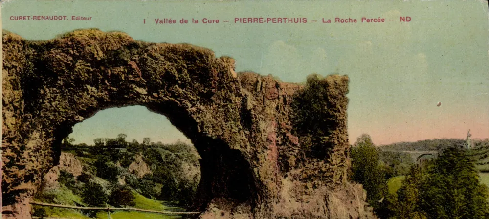 Vallei van de Cure — Pierre-Pérthuis — La Roche Percée — CURET-RENAUDOT, Uitgever - Voorkant