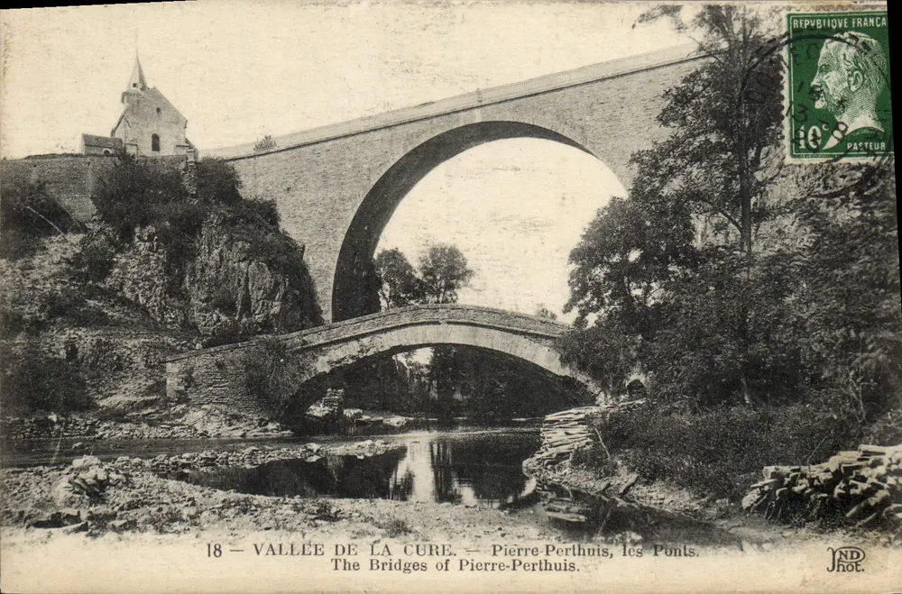 Valle della Cure — I Ponti di Pierre-Perthuis — JAD Phot. - Recto