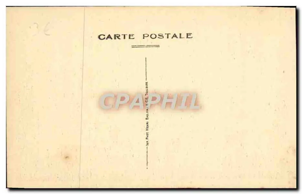 Kloster von Ste-Marie de La Pierre-qui-Vire (Yonne) — Verlag: Imp. Phot. Henri Bazin & Cie, Toulouse — Seriennummer 6 - Rückseite