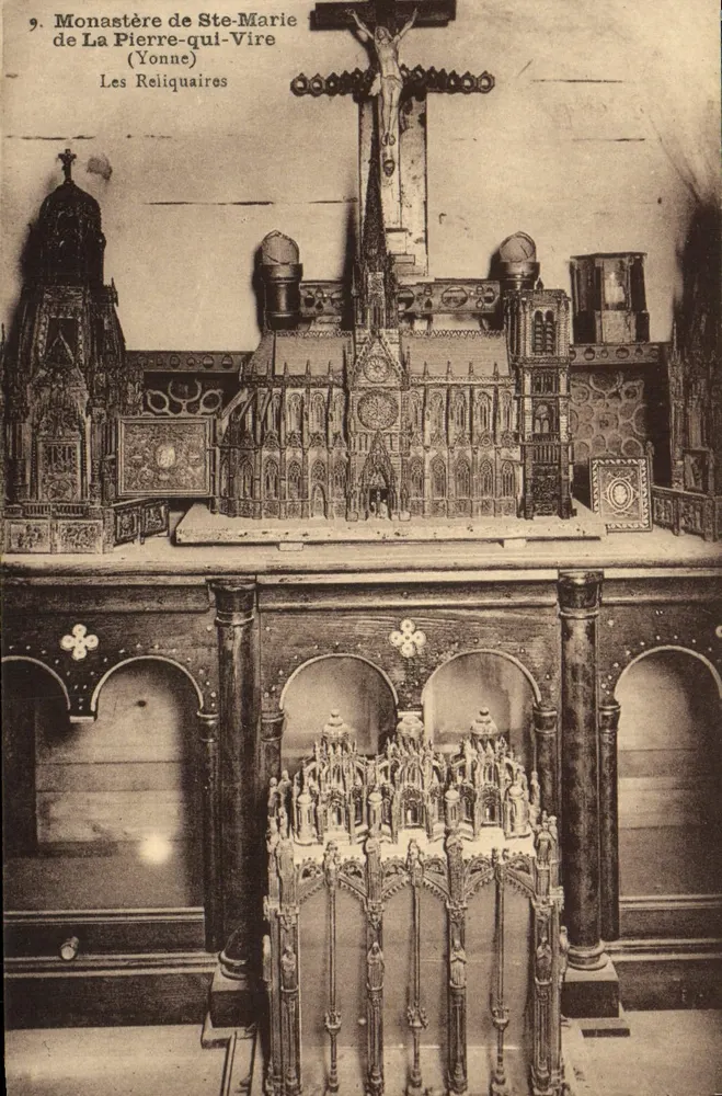 Kloster Ste-Marie de La Pierre-qui-Vire (Yonne) — Die Reliquien — Verlag: Pap. Henri Barynau & Cie, Toulouse - Vorderseite
