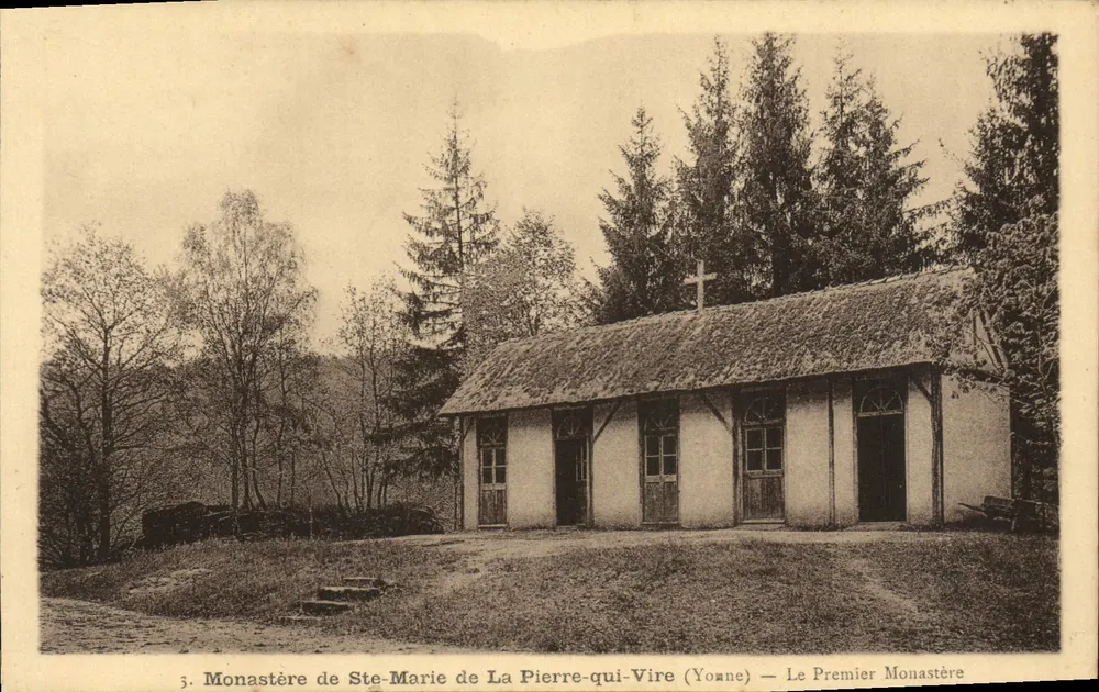 Kloster Ste-Marie de La Pierre-qui-Vire (Yonne) — Das erste Kloster - Vorderseite