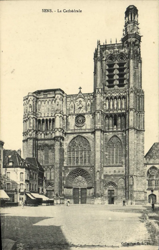 Sens - A Catedral — Coleção D. L. Saus - Frente