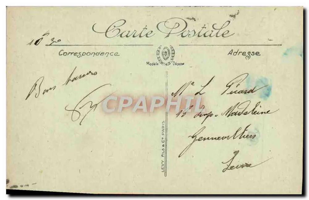 SENS — Casa de Abraham do século XVI — LL. - Verso
