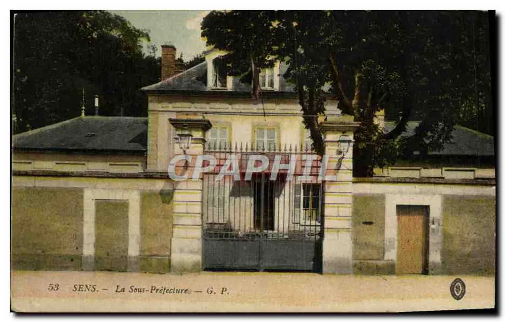 Sens — A Subprefeitura — G. P. - Frente