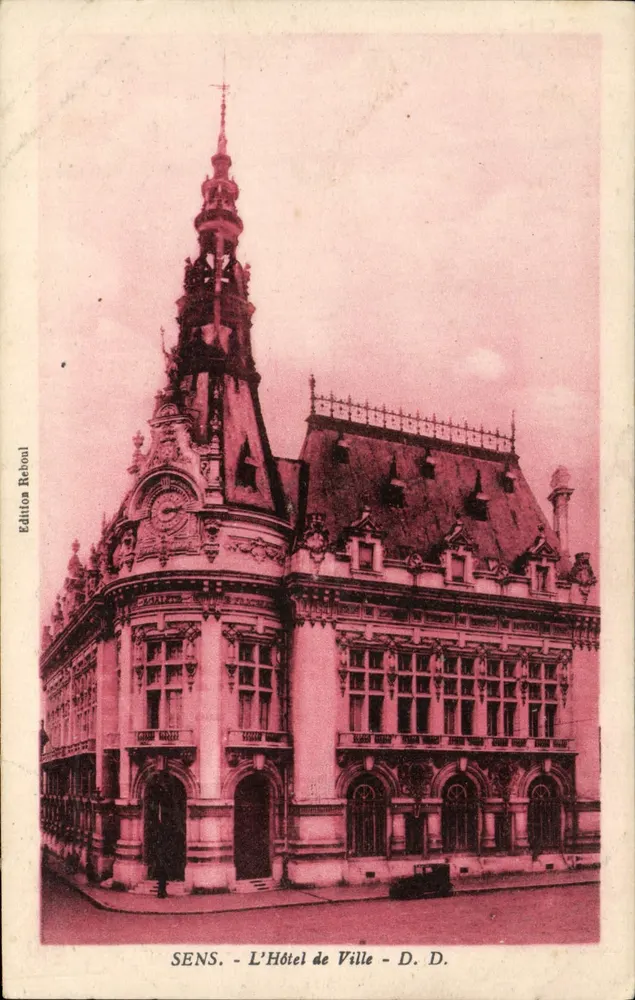 Sens — L'Hôtel de Ville — Édition Rebohl - Frente