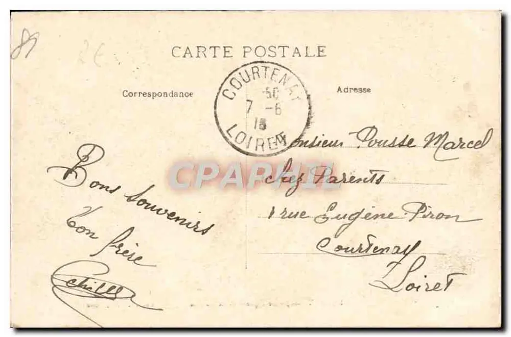 SENS (Yonne) - O Square Jean Cousin — Coll. J. D., Sens - Verso