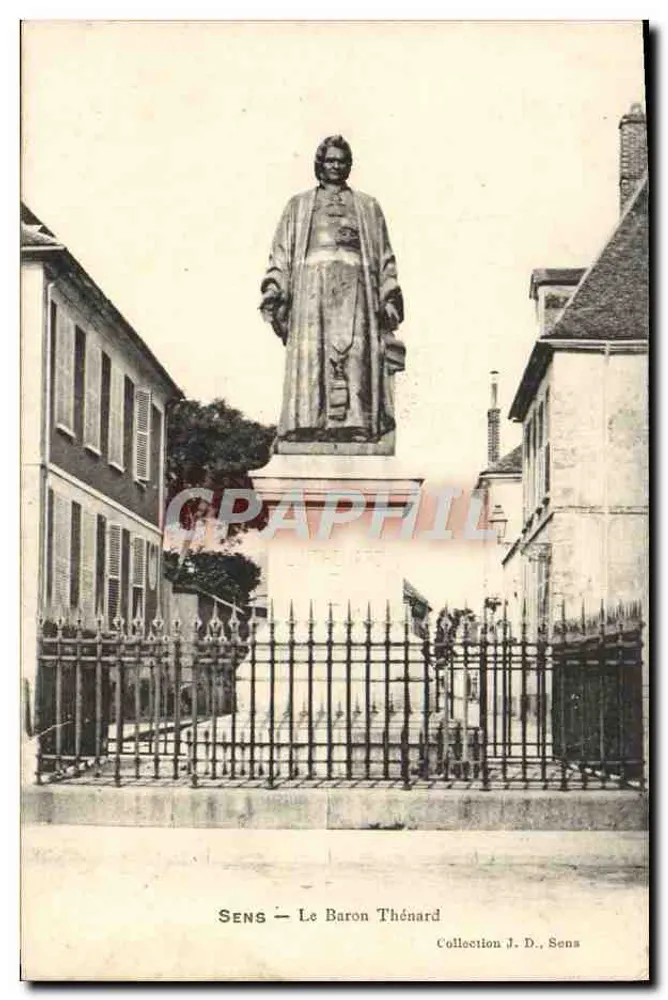 Sens — O Barão Thénard — Coleção J. D., Sens - Frente
