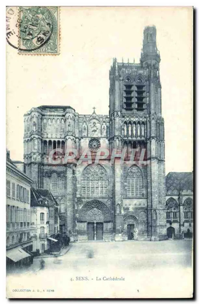 SENS - A Catedral — Coleção J. D. em Sens - Frente