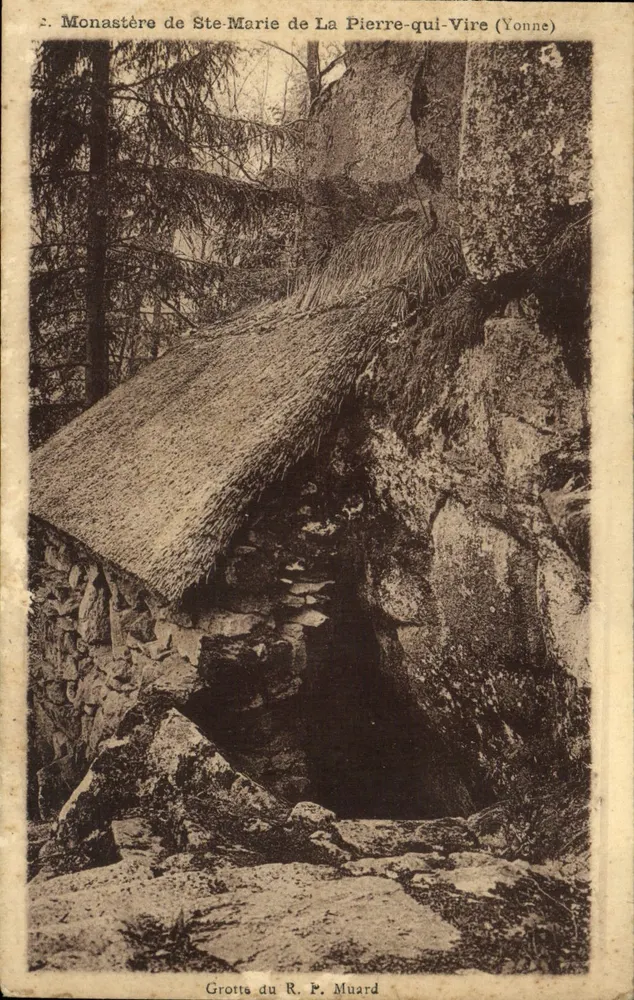 Kloster Ste-Marie de La Pierre-qui-Vire (Yonne) — Höhle des R. P. Muard — Henri Toulcoute - Vorderseite