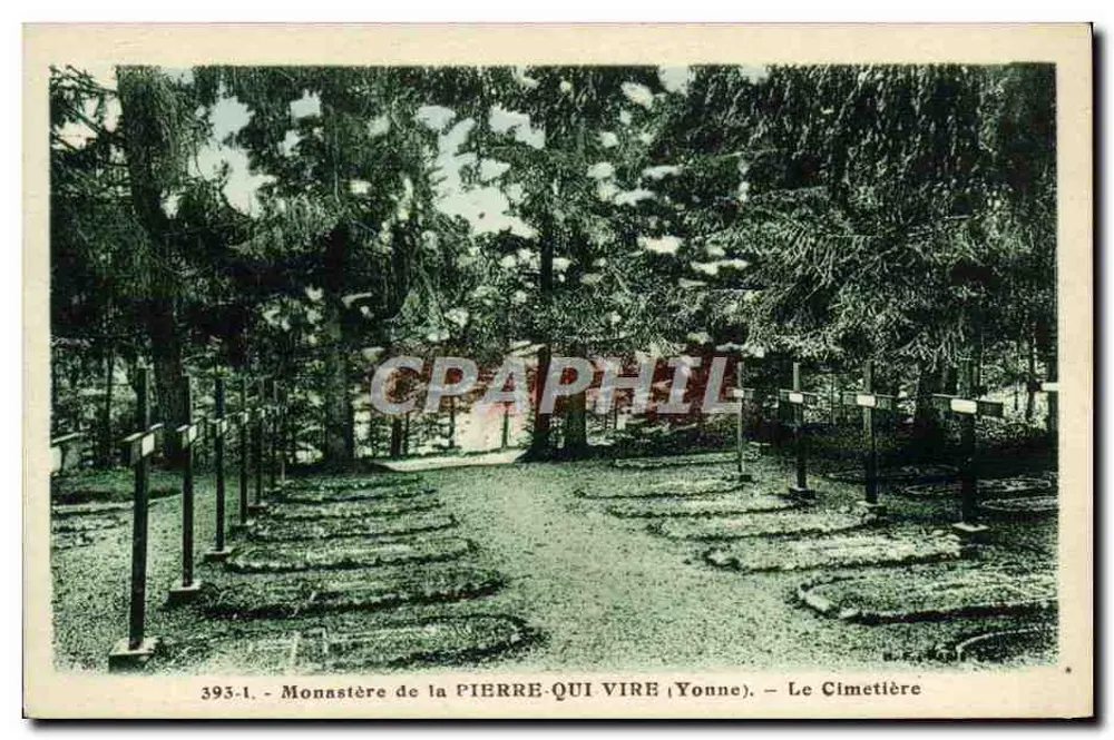 Kloster von la Pierre-qui-Vire (Yonne) — Der Friedhof — 395-1 - Vorderseite