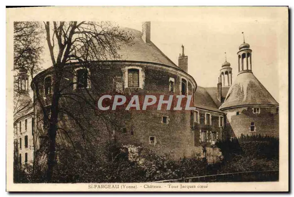 Sépargueau (Yonne) - Schloss - Tour Jacques Cœur - Vorderseite