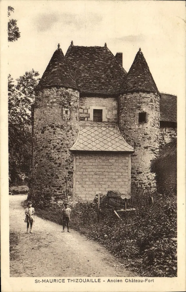 St-Maurice-Thizouaille — Alter Burgfried — Edition Chanonnet - Vorderseite