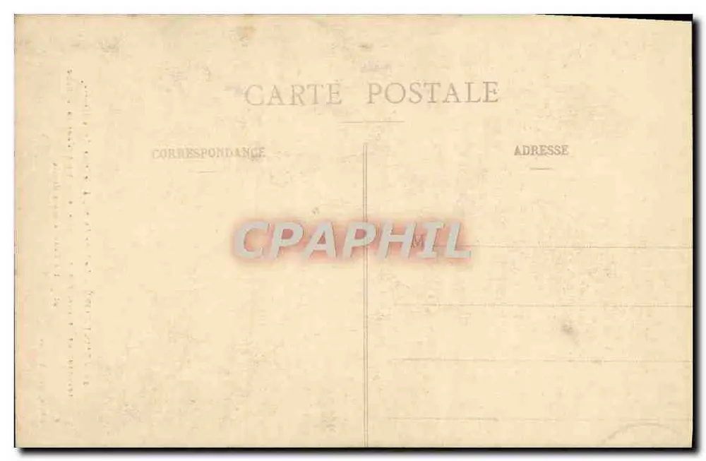Saint-Moré — El Padre Leleu a la entrada de su cueva, regresando de la caza de serpientes con tres en la boca y cuatro en la mano derecha — Pothain, edit., Avallon - Reverso
