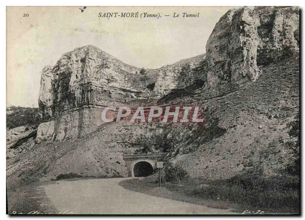 Saint-Moré (Yonne) — O Túnel — Editor: M. M. (nº 20) - Frente