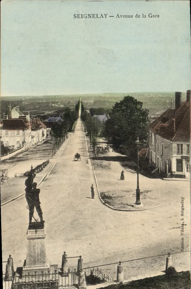 Seignelay — Avenue de la Gare — Uitgave Vihap, te Seignelay - Voorkant