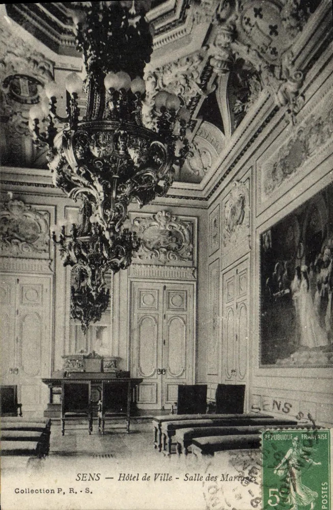 Sens — Rathaus — Trauzimmer — Sammlung P. R. - S. - Vorderseite