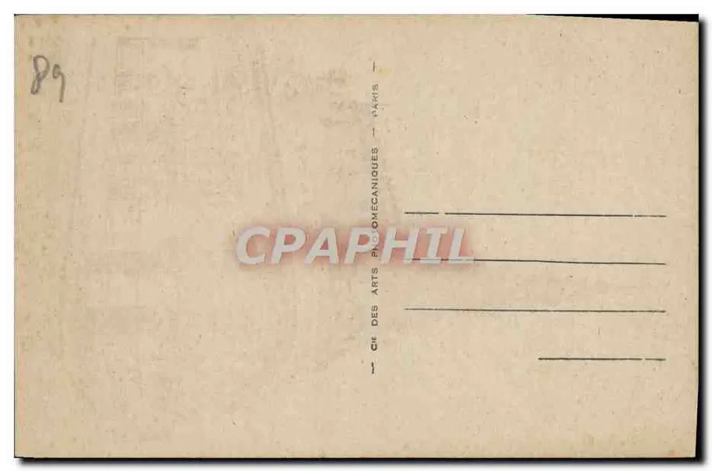 SENS — L'Hotel de Ville (Dupont e Poivert, arch.) - Verso