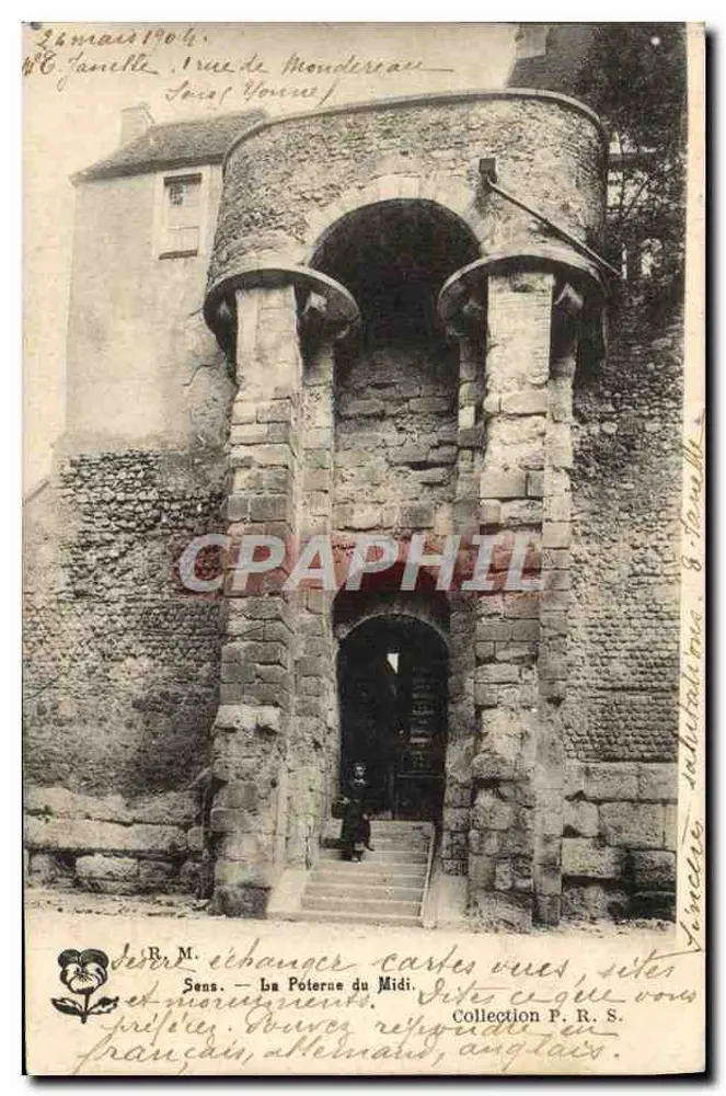 La Poterne du Midi — Sens (Yonne) — Kolekcja P. R. S. - Awers