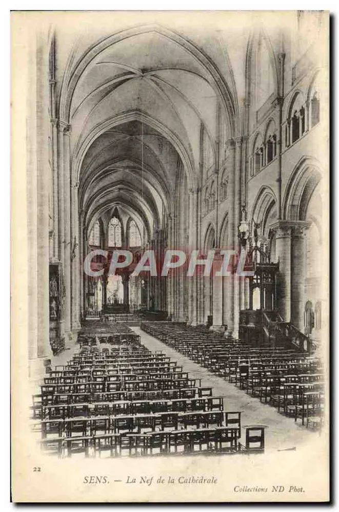 SENS — A Nef da Catedral — Coleções ND Phot. - Frente