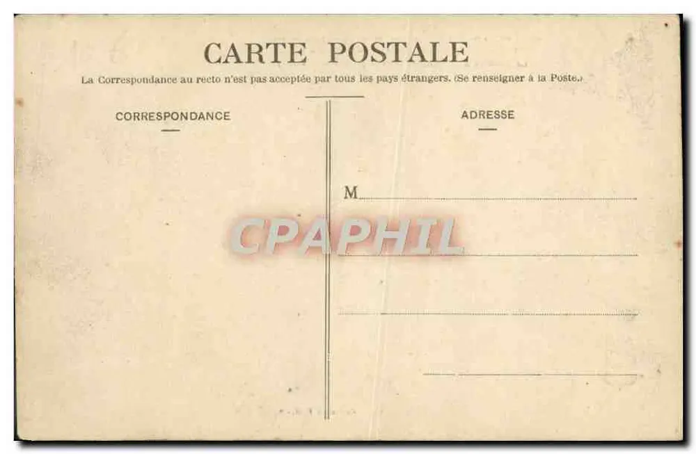 Sens — Die Überschwemmung vom 24., 22. und 24. Januar 1910 — Der Boulevard du Centenaire (Aussicht aus der Rue Carnot) - Rückseite