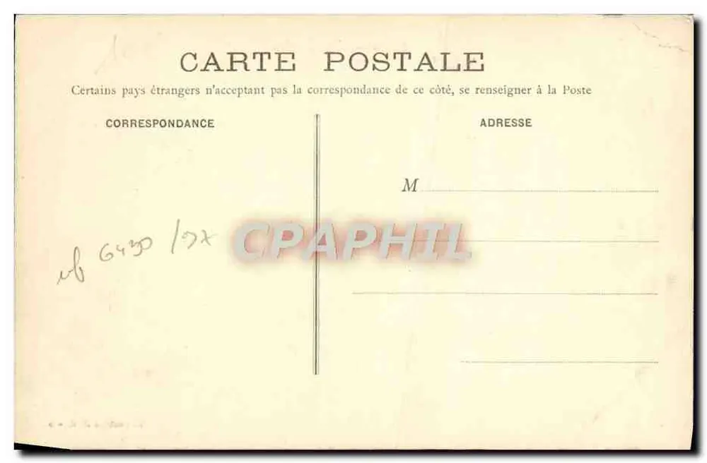 Sens — Hotel de Paris — Coleção B. R. S. - Verso