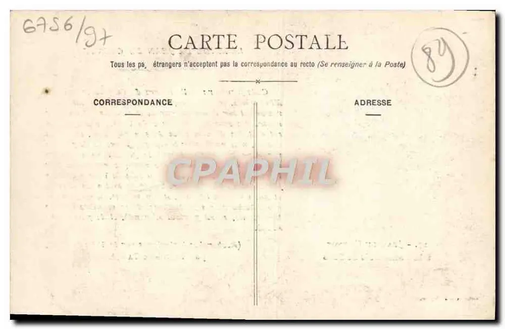 Jean du Cognot vor der Kathedrale von Sens — Die Legende von Jean du Cognot — Sammlung J.D., Sens - Rückseite