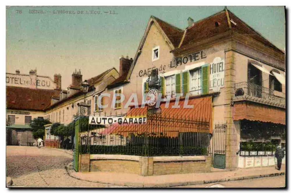 Gens - L'Hôtel de l'Écu — éditeur IMPR. LEVY FILS & CIE, BATHS - Frente