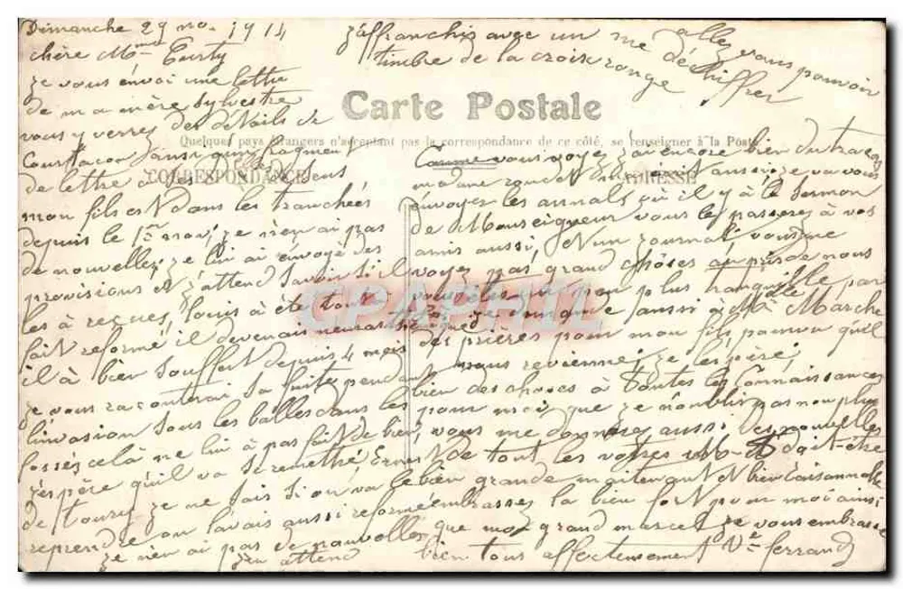 Sens — Die Kathedrale: Das Grab des Dauphins — Guillotaine Courtois fils, n°8 - Rückseite