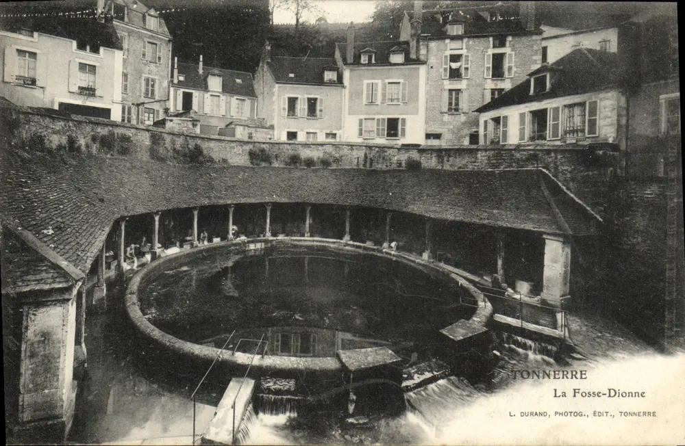Tonnerre — La Fosse-Dionne — L. Durand, photog., édit., Tonnerre - Vorderseite