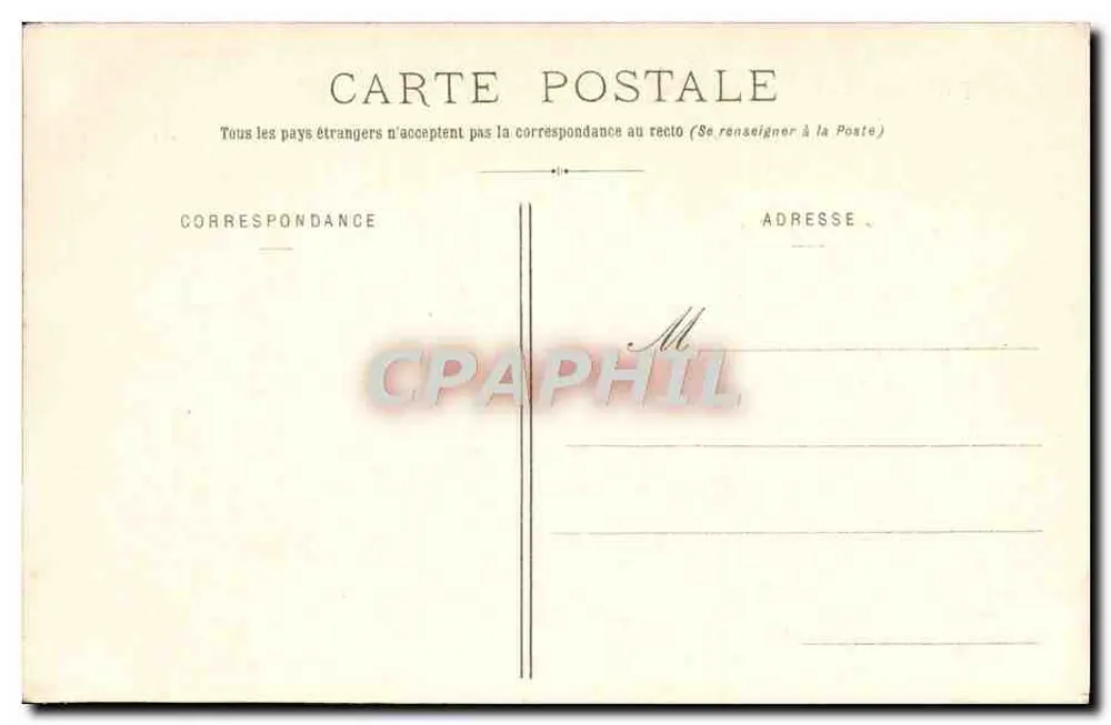 Tonnerre - O Jato d'Água — L. Durand, Fotógrafo, Editor, Tonnerre - Verso