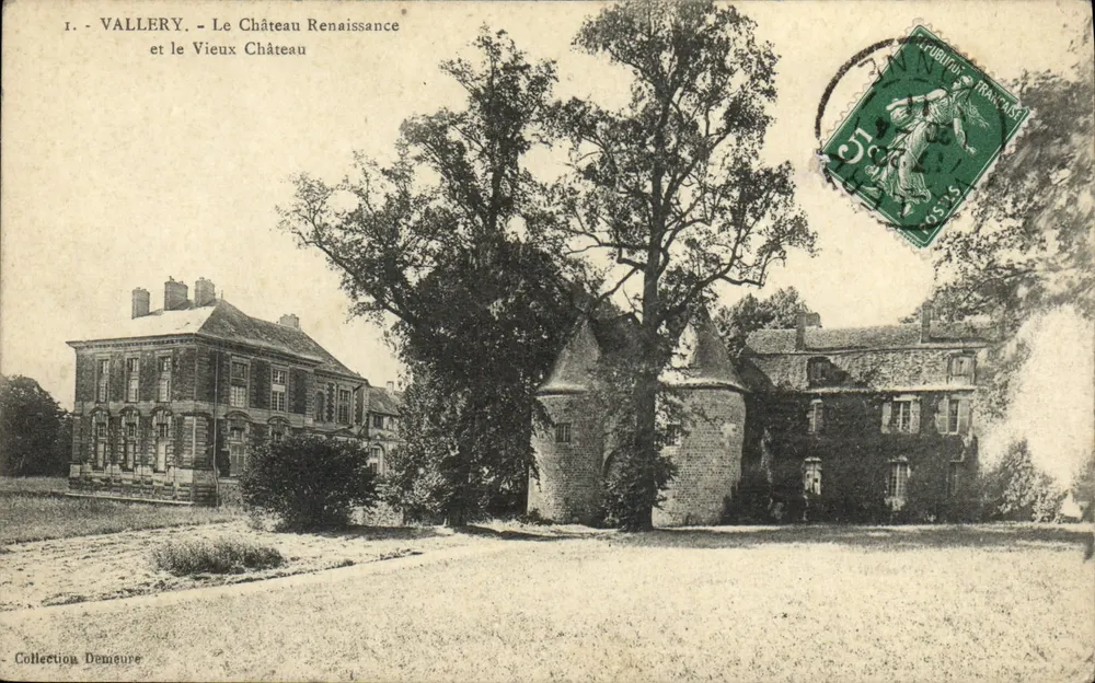 Vallery - Das Renaissance-Schloss und das Alte Schloss — Sammlung Demeure - Vorderseite