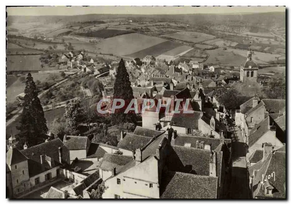 Vézelay (Yonne) — Vista da Torre da Basílica — edição de Arte 'Mantei-Paris' n°661 - Frente