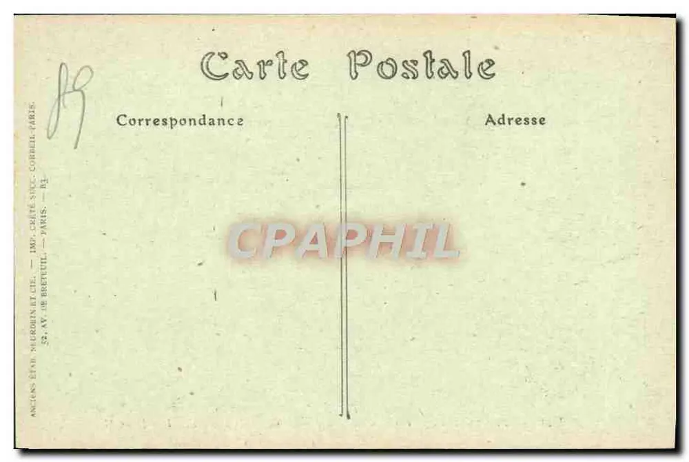 Vézelay — Ansicht vom Ronde-Weg — J.H. Phot. - Rückseite