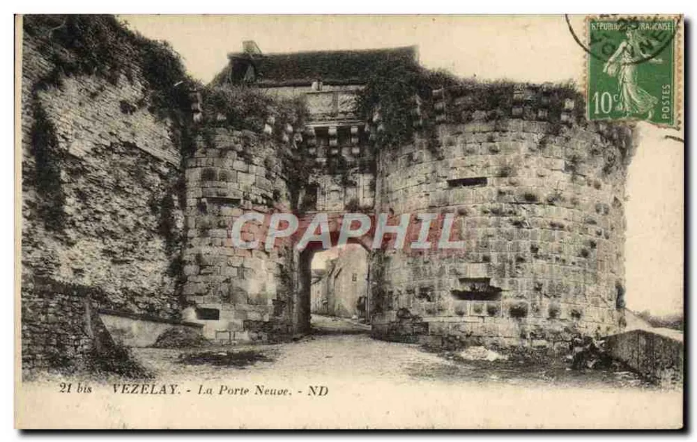 Vézelay - A Porta Nova — editor ND, n° 21 bis - Frente