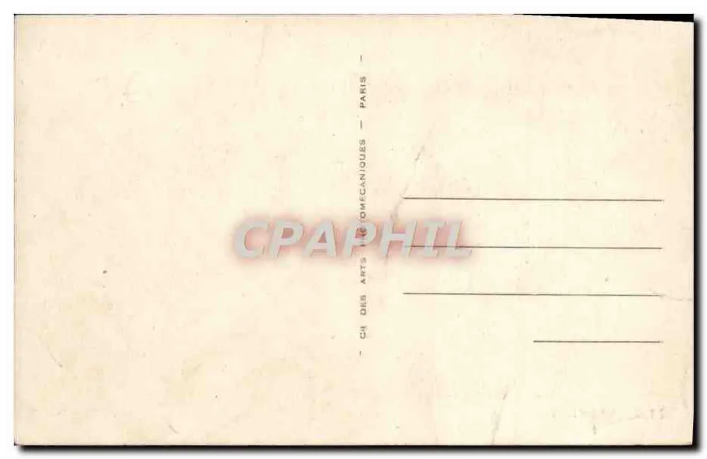 Vézelay — Visão Geral — LL.3 — Editor: Ch. des Arts Photomécaniques, Paris - Verso