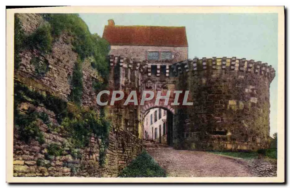 Vézelay (Yonne) — A Porta Nova — Coll. Michaud, Avallon - Frente