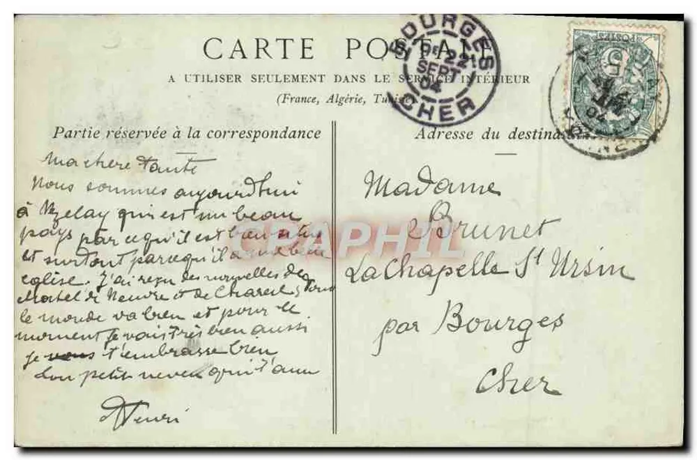 VÉZELAY — A Abside da Igreja da Madeleine — Collections ND. Phot. - Verso