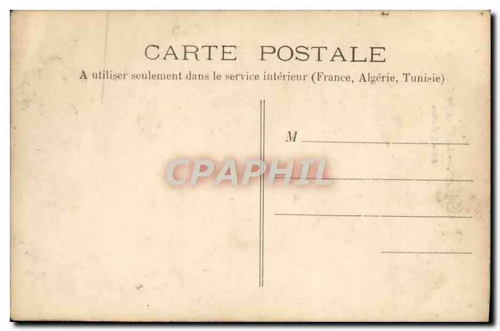 Vézelay — A Torre da Hora — Edição J. D. em Sens - Verso