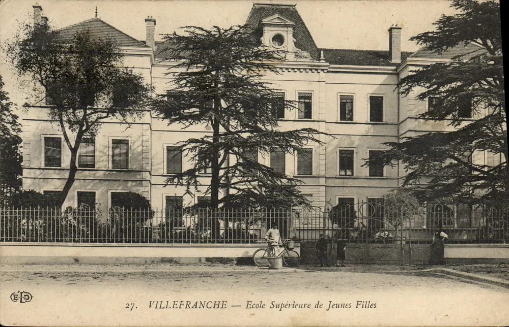 Villefranche — Höhere Schule für junge Mädchen — Verlag E.P. n°27 - Vorderseite