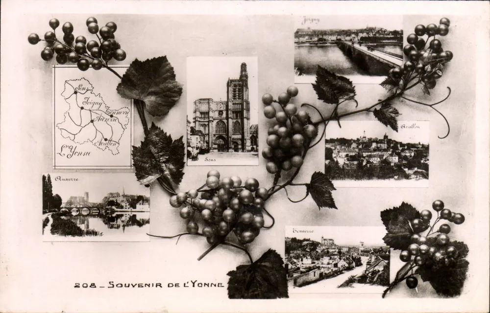 L'Yonne — Lembrete da Yonne — Lévy e Nourdein Rounis, Imp. Paris - Frente